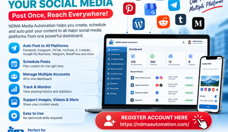 Manage All Your Social Media from One Place with NDMA Media Automation