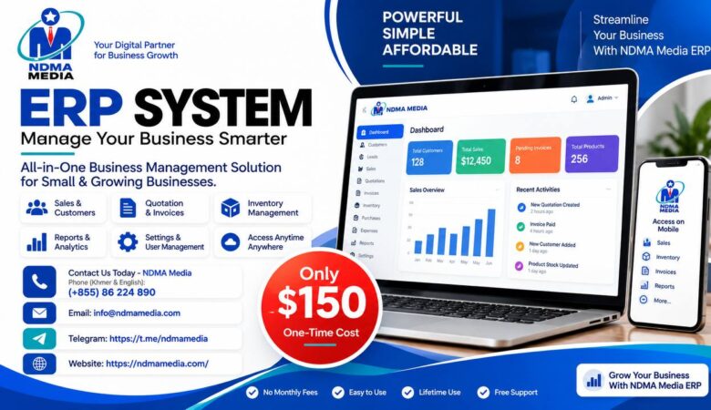 NDMA Media ERP System – Manage Your Business Smarter!